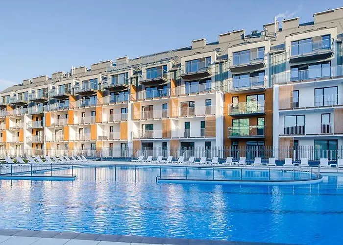 Apartamentyprzymorzu 010 Z Basenem Tarasem I Ogrodkiem